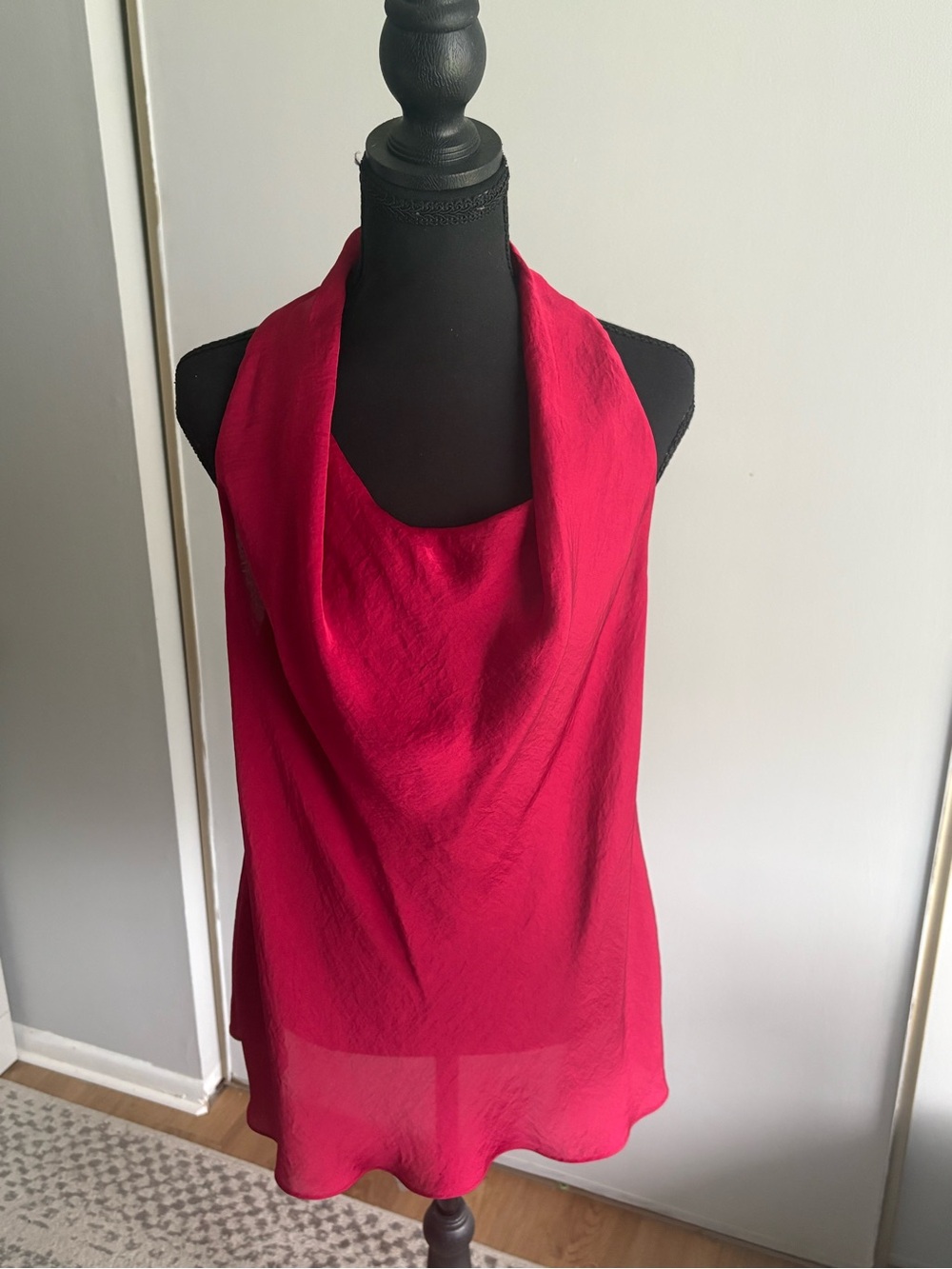 Violet & Claire Deep Magenta Sleeveless Top